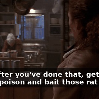 And after you've done that, get that jar of poison and bait those rat traps.