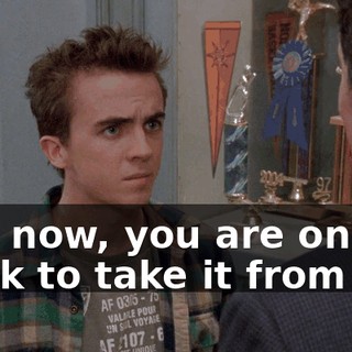 And now, you are on track to take it from me.