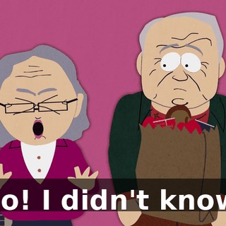 No! I didn't know.