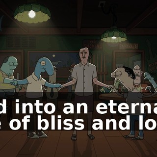 and into an eternal life of bliss and love.