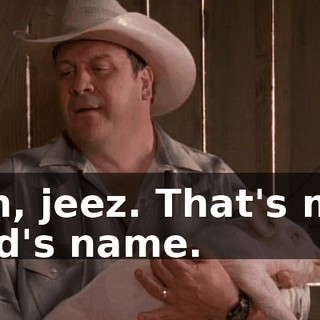Ah, jeez. That's my kid's name.