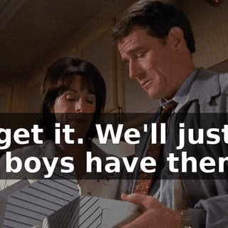 Forget it. We'll just let the boys have them.