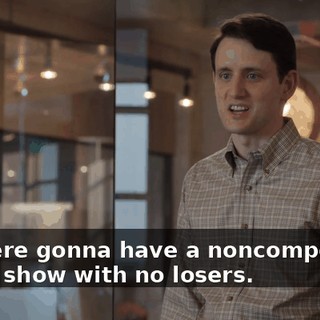 We were gonna have a noncompetitive talent show with no losers.