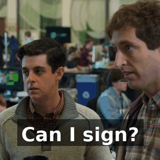 Can I sign?
