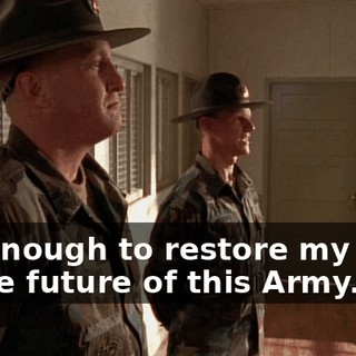 It's enough to restore my faith in the future of this Army.