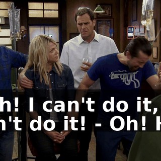 - Ah! I can't do it, I can't do it! - Oh! Ha!