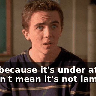 Just because it's under attack doesn't mean it's not lame.