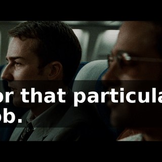 for that particular job.