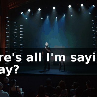 Here's all I'm saying. Okay?
