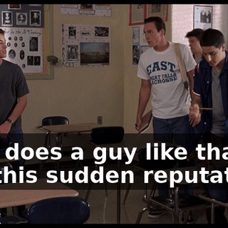 How does a guy like that get this sudden reputation?