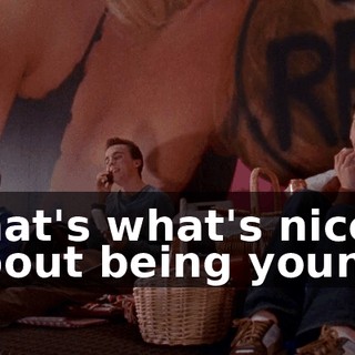 That's what's nice about being young.