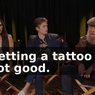 Getting a tattoo is not good.