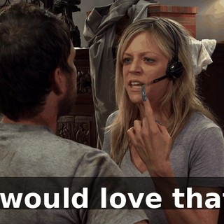 I would love that.