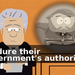 "endure their government's authoritah.