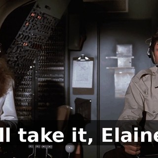 I'll take it, Elaine.