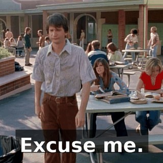 Excuse me.