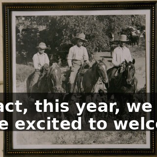 In fact, this year, we were excited to welcome