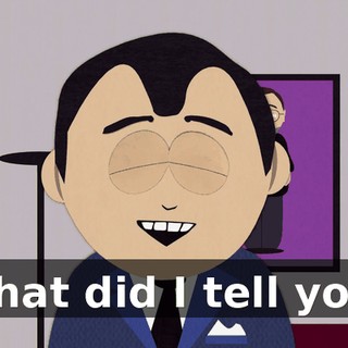 What did I tell you?