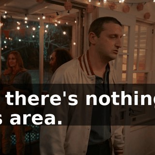 but there's nothing in this area.