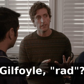 Gilfoyle, "rad"?