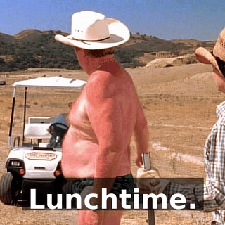 Lunchtime.