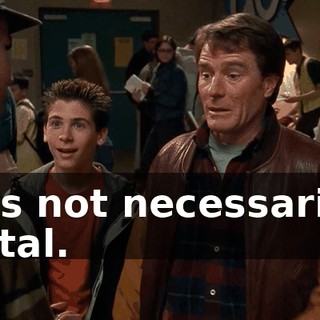 It's not necessarily fatal.
