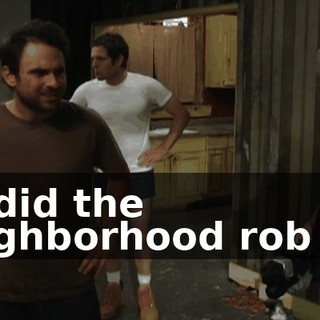 So did the neighborhood rob us?
