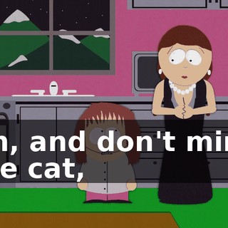 Oh, and don't mind the cat,
