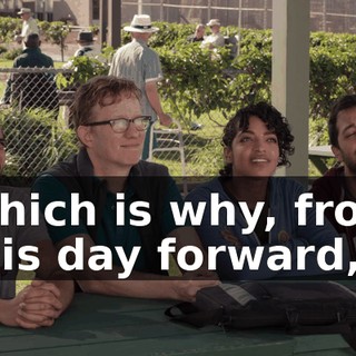 Which is why, from this day forward,
