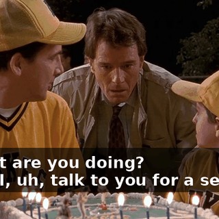 - What are you doing? - Can I, uh, talk to you for a second?