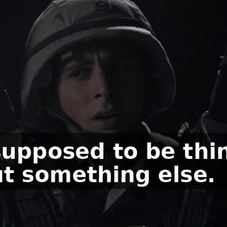 I'm supposed to be thinking about something else.