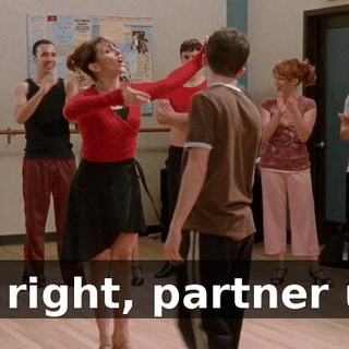 All right, partner up.