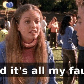 And it's all my fault.