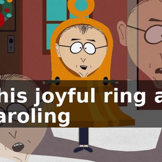♪ This joyful ring all caroling ♪
