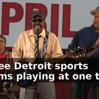 ♪ Three Detroit sports teams playing at one time ♪