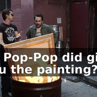 So Pop-Pop did give you the painting?