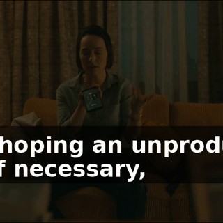 I was hoping an unproductive and, if necessary,