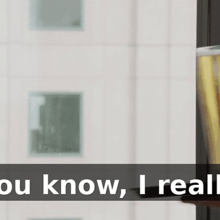 - You know, I really--