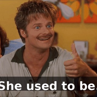 She used to be.