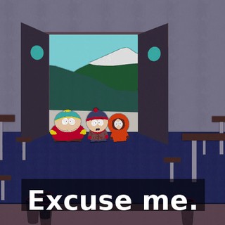 Excuse me.