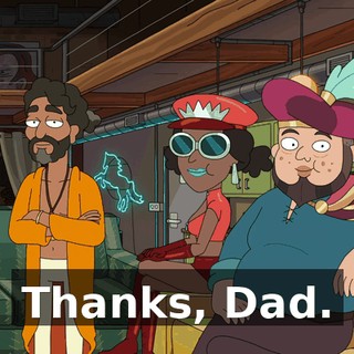 Thanks, Dad.