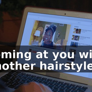 coming at you with another hairstyle--