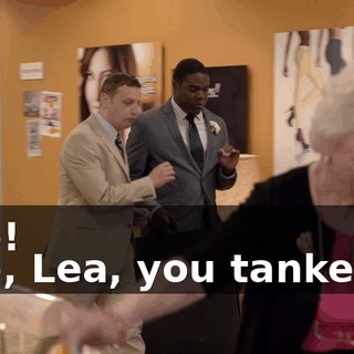 - No! - No, Lea, you tanked it.