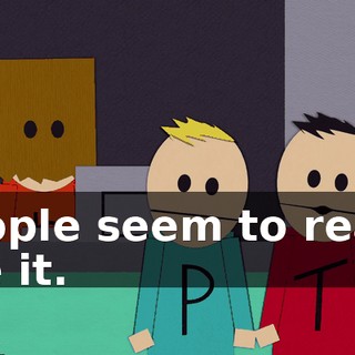 People seem to really like it.