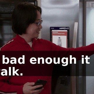 It's bad enough it has to talk.
