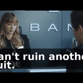 Can't ruin another suit.