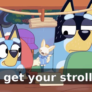 I'll get your stroller.