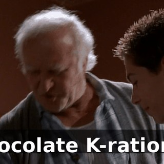 chocolate K-rations.