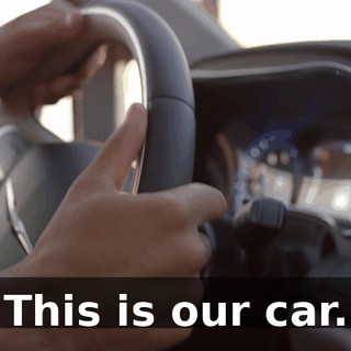 This is our car.