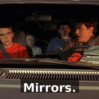 Mirrors.